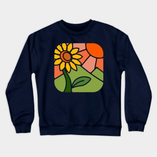 Sun flower Crewneck Sweatshirt